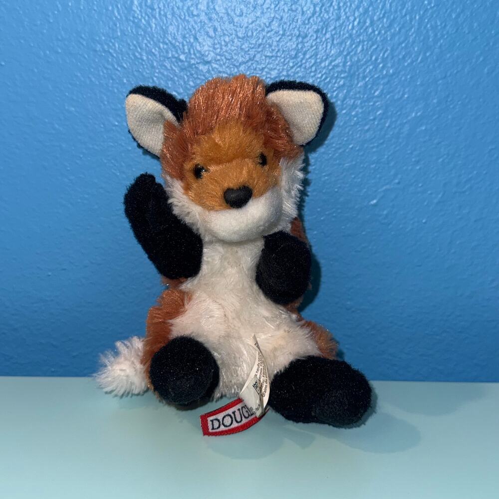 Douglas Lil Baby Red Fox Plush Woodland Cottagecore Decor Stuffed Animal Toy